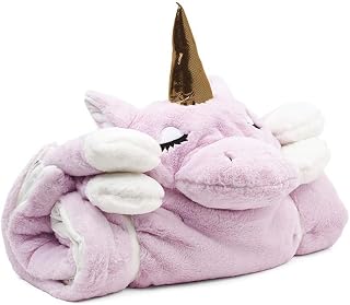 Frolics Plush Sleeping Bag Assorted Animals (Unicorn Purple)