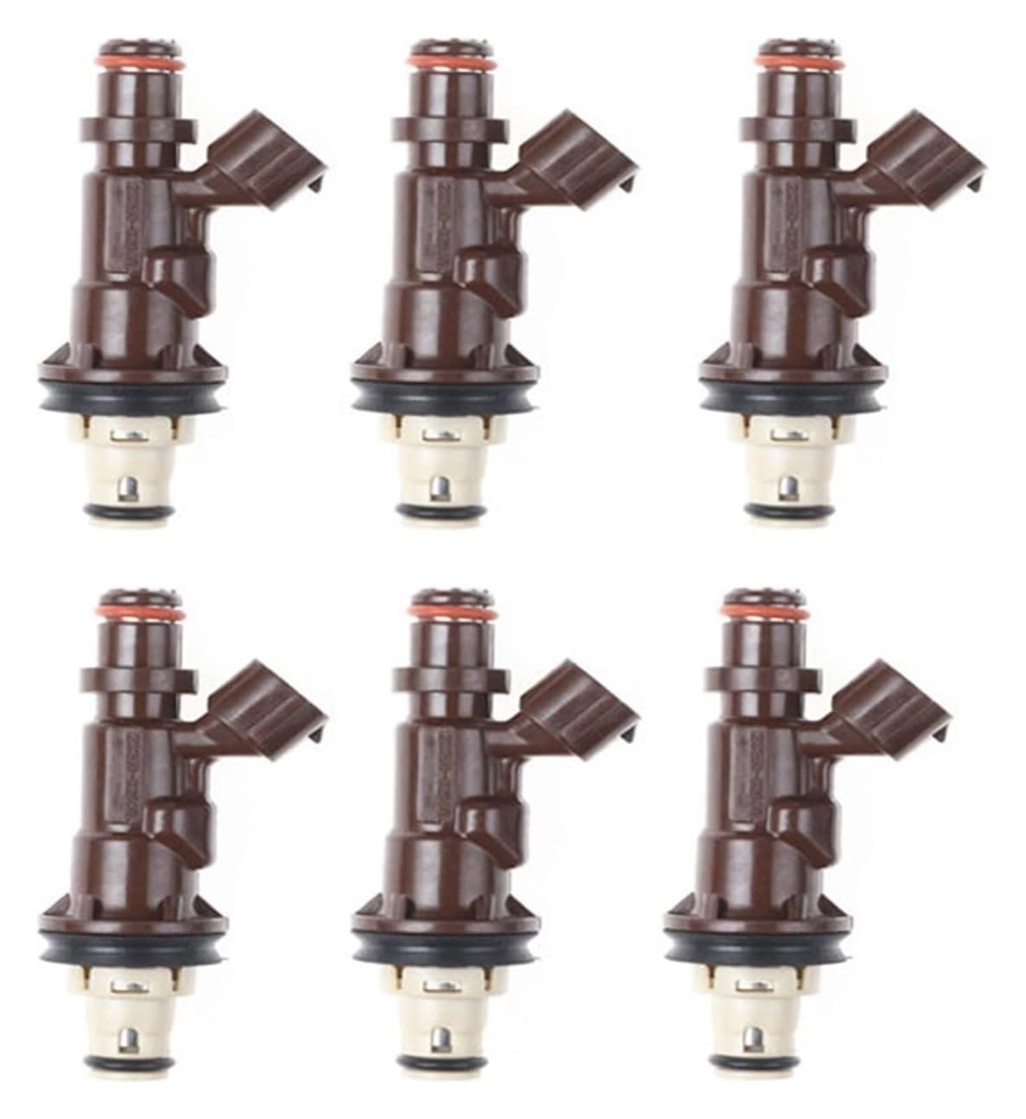 Qwqwfa One Color Petrol Fuel Injector For Toyota For Tacoma For Tundra For 4 Runner 3.4L V6 23209-62040 23250-62040 Fuel Injector 6Pcs Injectors