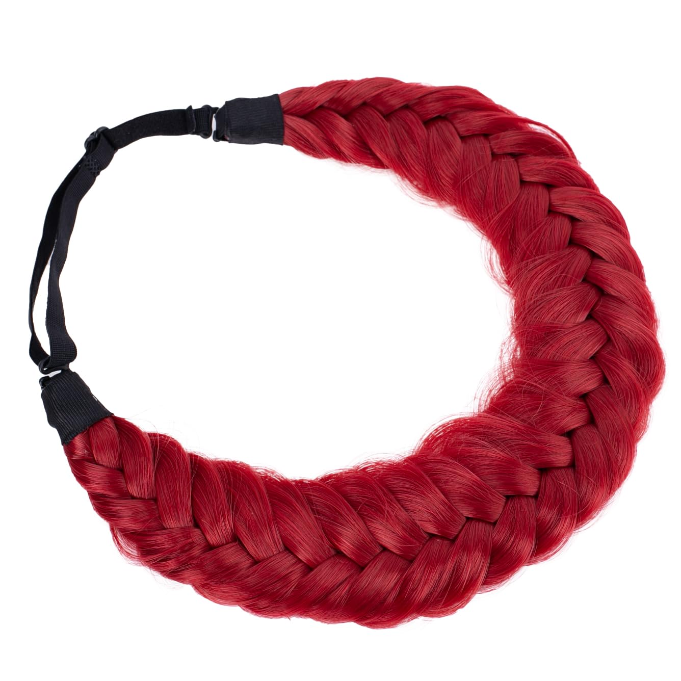 CAISHA Braided Hairpiece Hairband Headband Hair Accessories Red HZ213