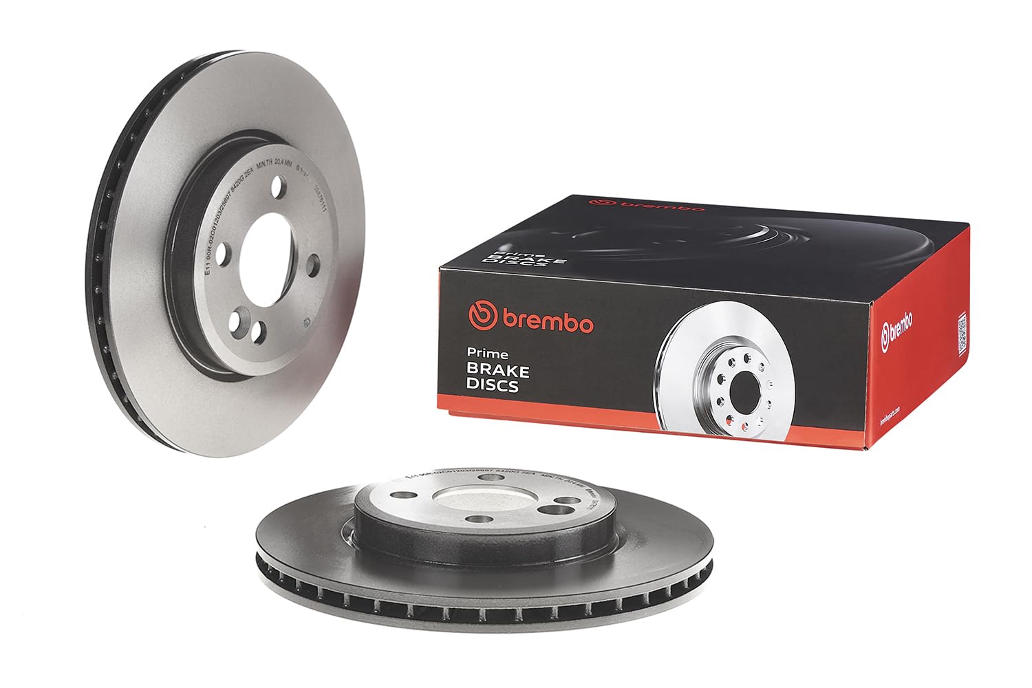 2x Brake Discs Pair Vented Front 280mm 09.A761.11 Brembo Set 34116774985 Quality