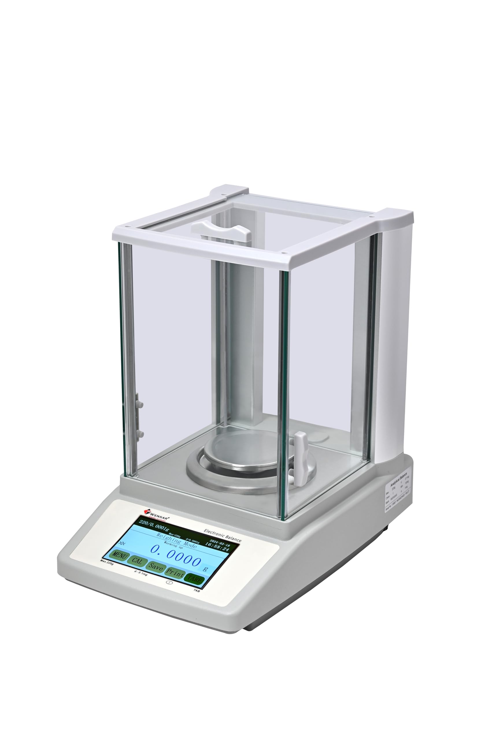 WENSAR Analytical Balance - Touch Screen - 320g / 0.1mg - TAB3T-image-5
