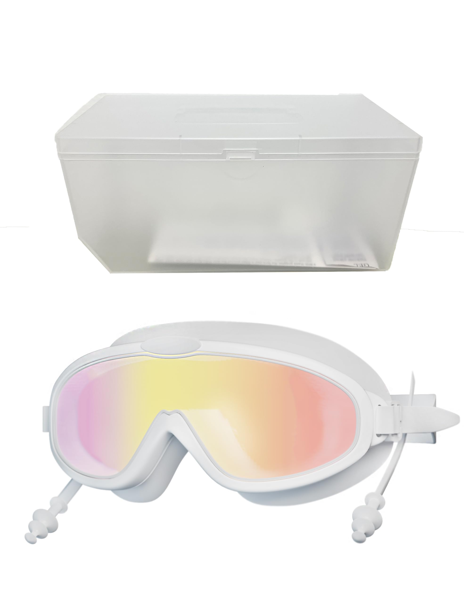 Skran Gafas de Natación, Premium Gafas de Natación Rango de Visión para Hombres, Mujeres, Adultos y Adolescentes