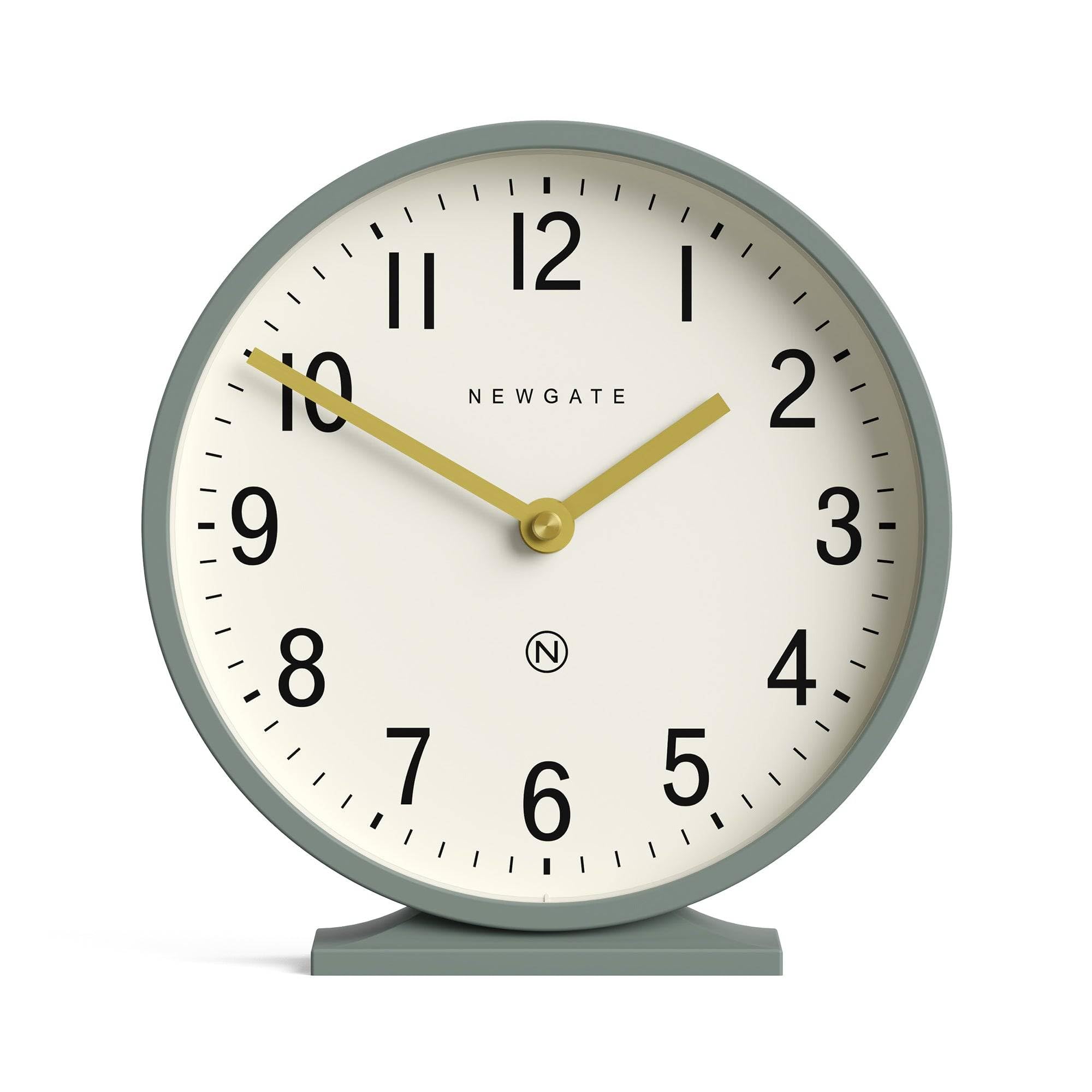 Amazon.com: NEWGATE® Q Mantel Clock | Modern Classic Round Mantel