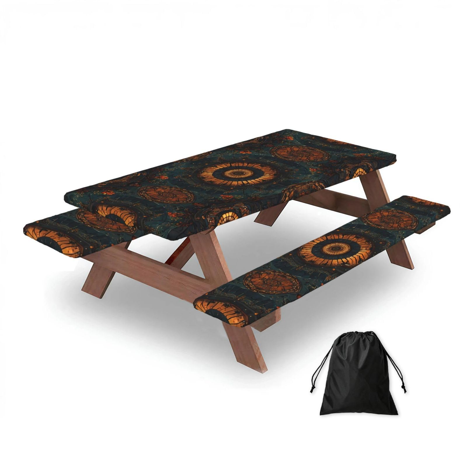 Dome Rectangular water-repellent picnic tablecloths, outdoor camping, picnic, BBQ