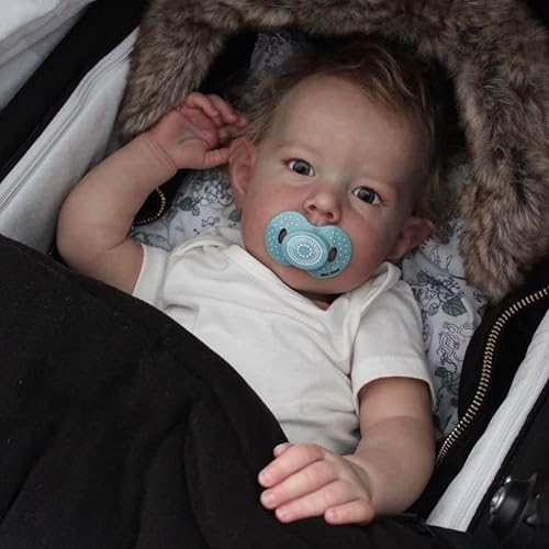 Pinky Reborn Muñecas Reborn de 28 pulgadas para niños pequeños, cuerpo completo, vinilo duro, hecho a mano, obra maestra real, realista, modelo