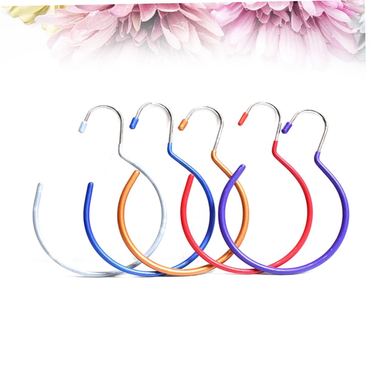 Ciieeo 4pcs Multifunctional Scarf Hanger Space Saving Wardrobe Organizer for Belts Ties and Clothes Heavy Duty Design for Efficient Storage