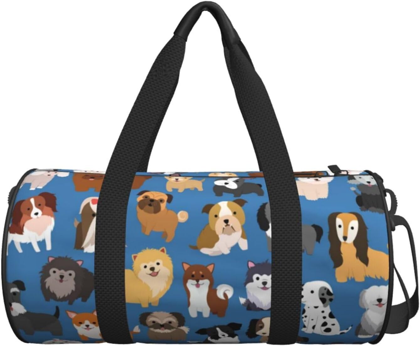 Cute Puppy Dogs Animal Sports Gym Bag Travel Duffel Bag Shoes Compartment For Men Women Foldable Lightweight Yoga Gym Sports Bag - Image 8