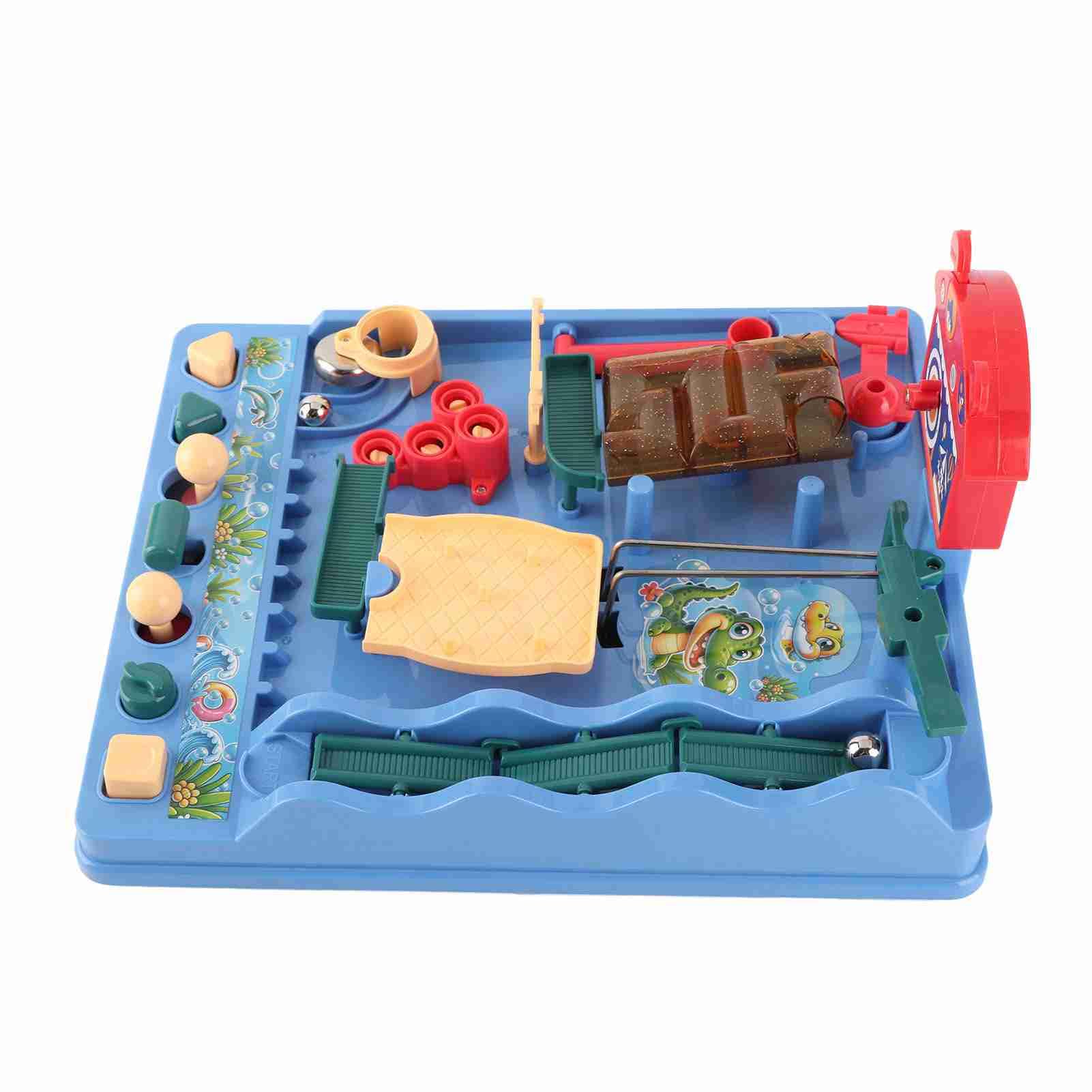 Mini Gioco da Tavolo Labirinto Parco Acquatico per Interazione Genitore-Figlio e velocità di Reazione