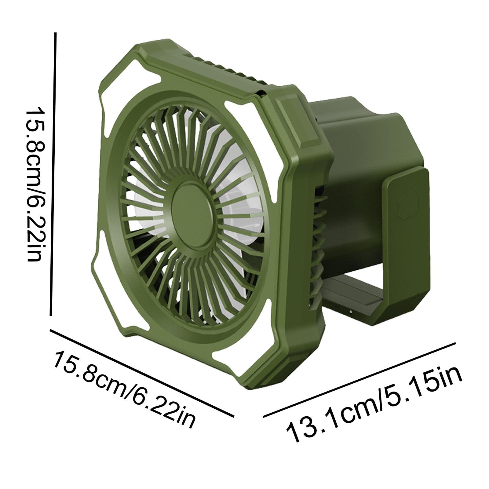 Amazon | LEDランタン付きキャンプファン、キャンプファンライト