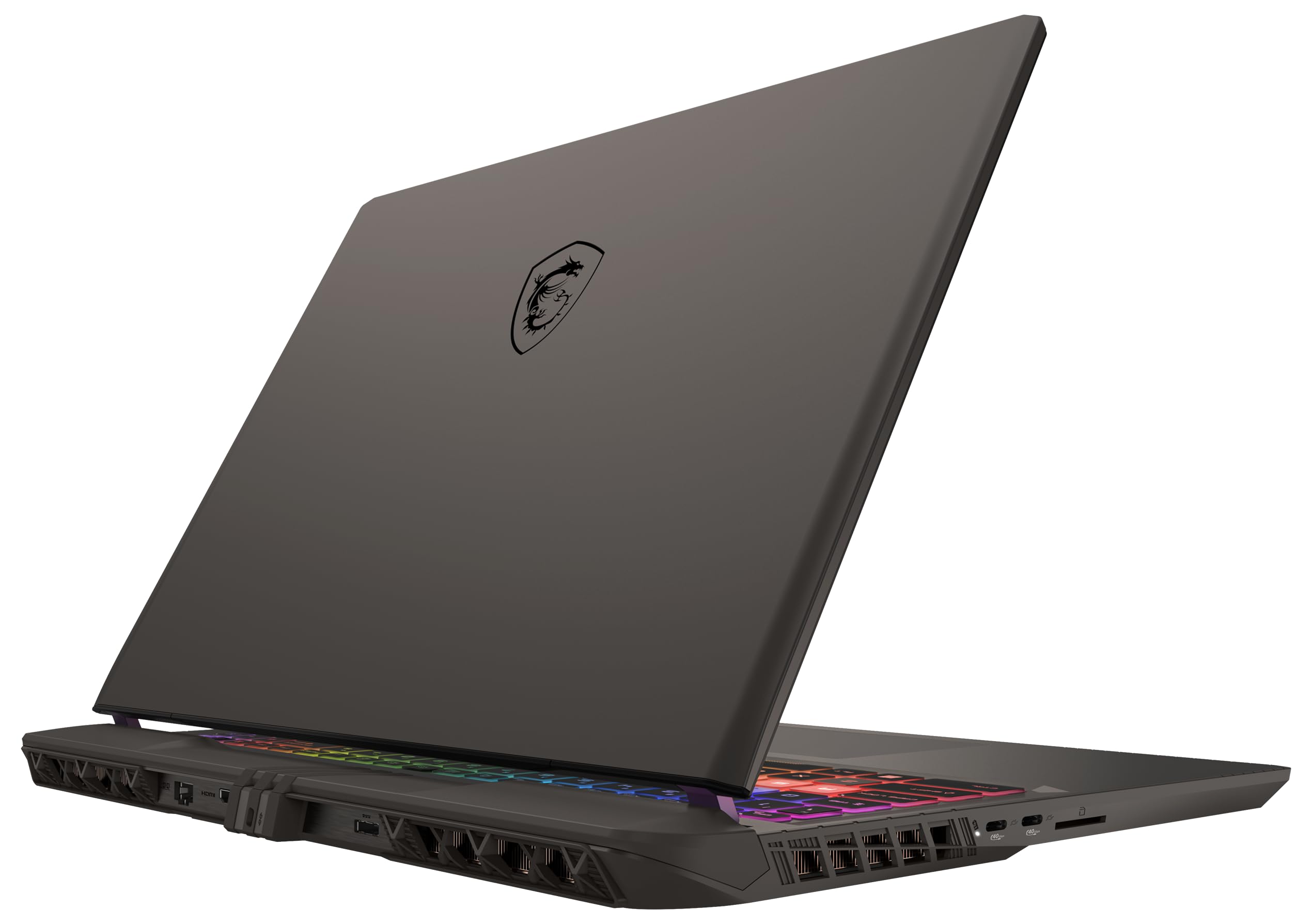 MSI Vector A16 HX, laptop da gioco, display QHD+ 240 Hz, AMD Ryzen 7 8840HX, NVIDIA GeForce RTX 5070 Ti, 16 GB DDR5, 1 TB SSD, Windows 11 Home, tastiera QWERTZ, Cosmos grigio, A8WHG-018