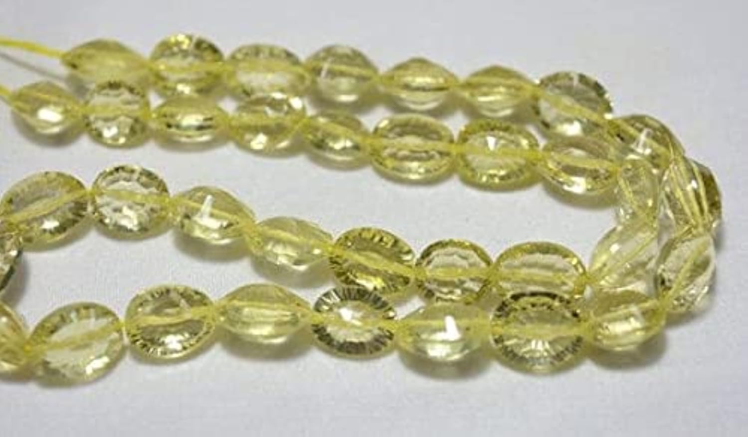 Perles Lemon Quartz facettées pour concevoir un bijou personnalisé chargé d'ondes positives