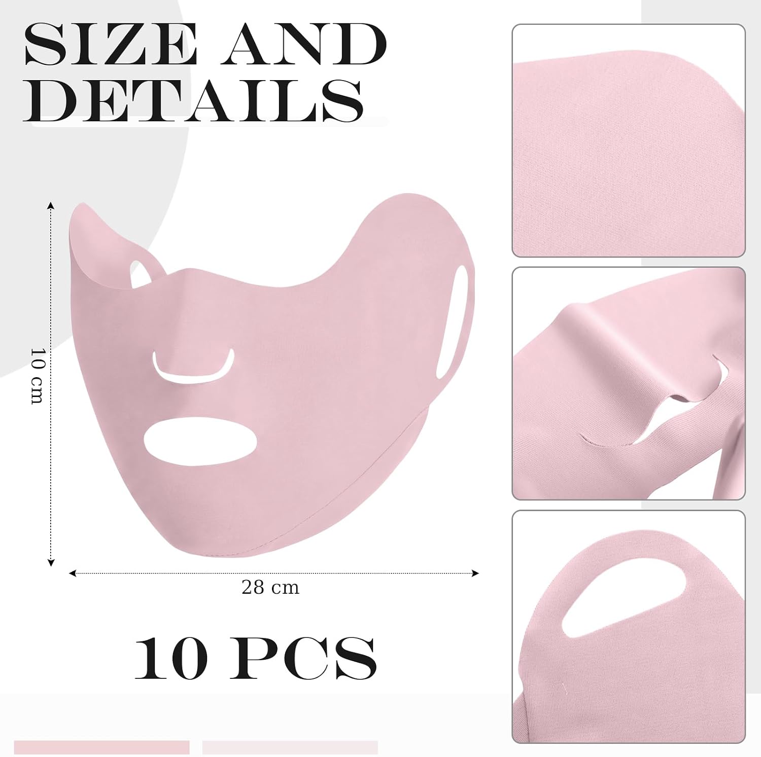 10 Pack UPF50+ UV Face Masks Women Breathable Washable Sun Protection Face Mask Cover for Summer Outdoor