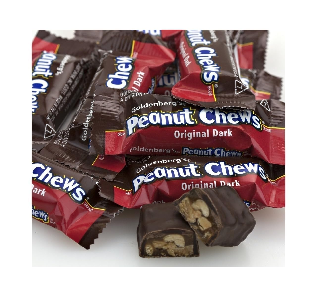 Goldenberg Peanut Chews Original Chocolate 2 pounds