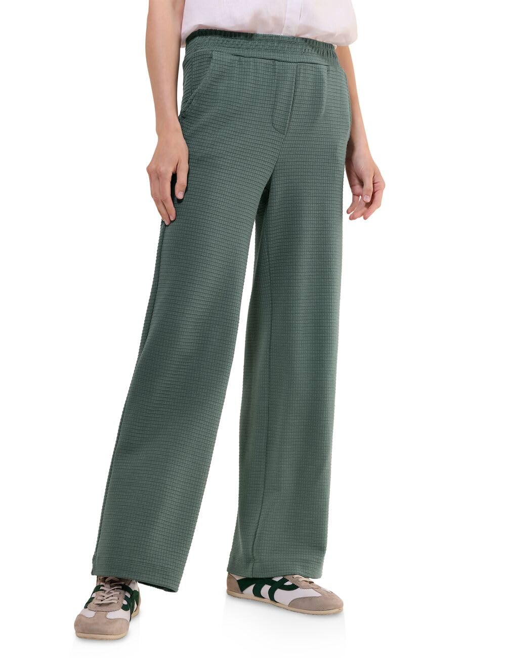 Cecil Damen Wide Leg Strukturhose B378994