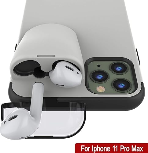 Miniatura 3 de Punkcase Funda para iPhone 11 Pro Max Airpods (serie TopPods)  Funda delgada y duradera 2 en 1 diseñada para iPhone 11 Pro Max (6.5 pulgadas)