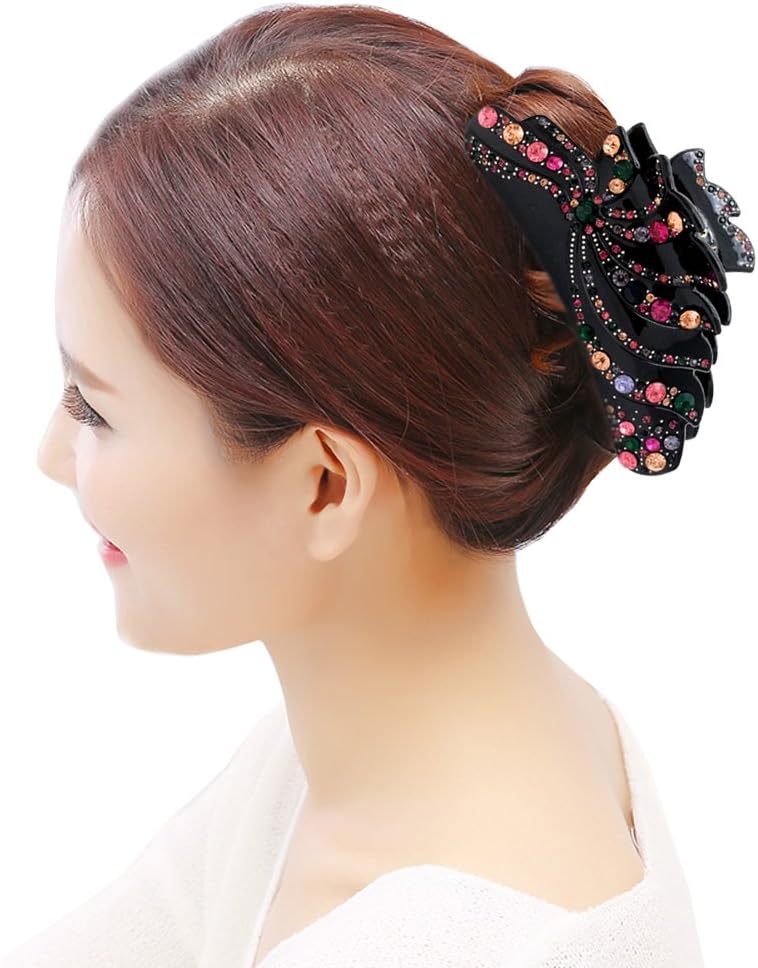 HOLLIHI 5-inch Hair Claw Jaw Clip for Women and Girls X-Large - Image 3