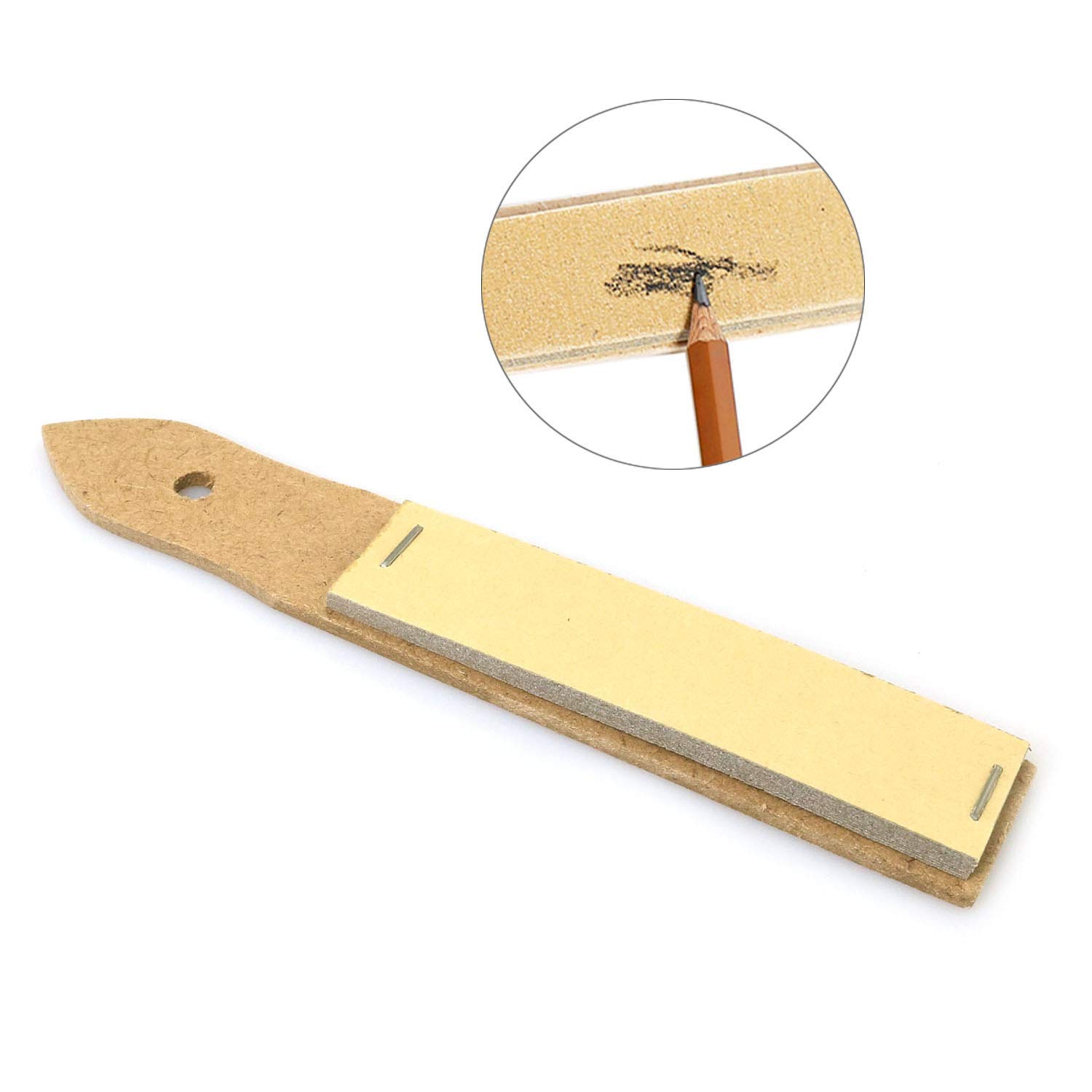 53ARTS 4-Pack Sketch Sandpaper Pencil Pointer Sand Paper Sharpener Drawing Tools Sanders for Sharpening Pastel Sticks, 12 Sheets/Board 4