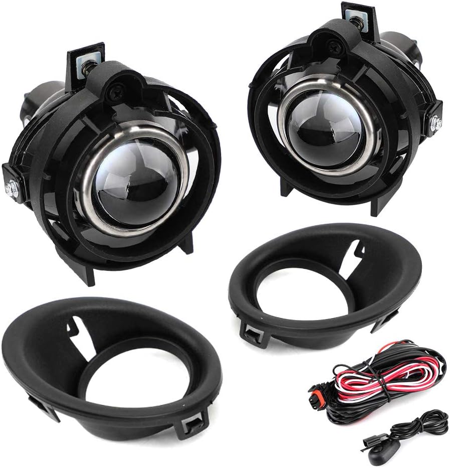 A ABIGAIL Driving Fog Lights Lamps Replacement for 2014 2015 14 15 Chevy Camaro LS/LT 3.6L V6 with H11-12V 55W Halogen Bulbs & Switch and Wiring Kit