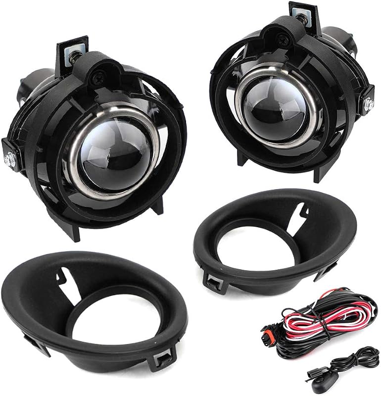 Farol de neblina halógeno A ABIGAIL para Chevrolet Camaro 2014–2015, H11 12 V 55 W – Kit com interruptor e chicote