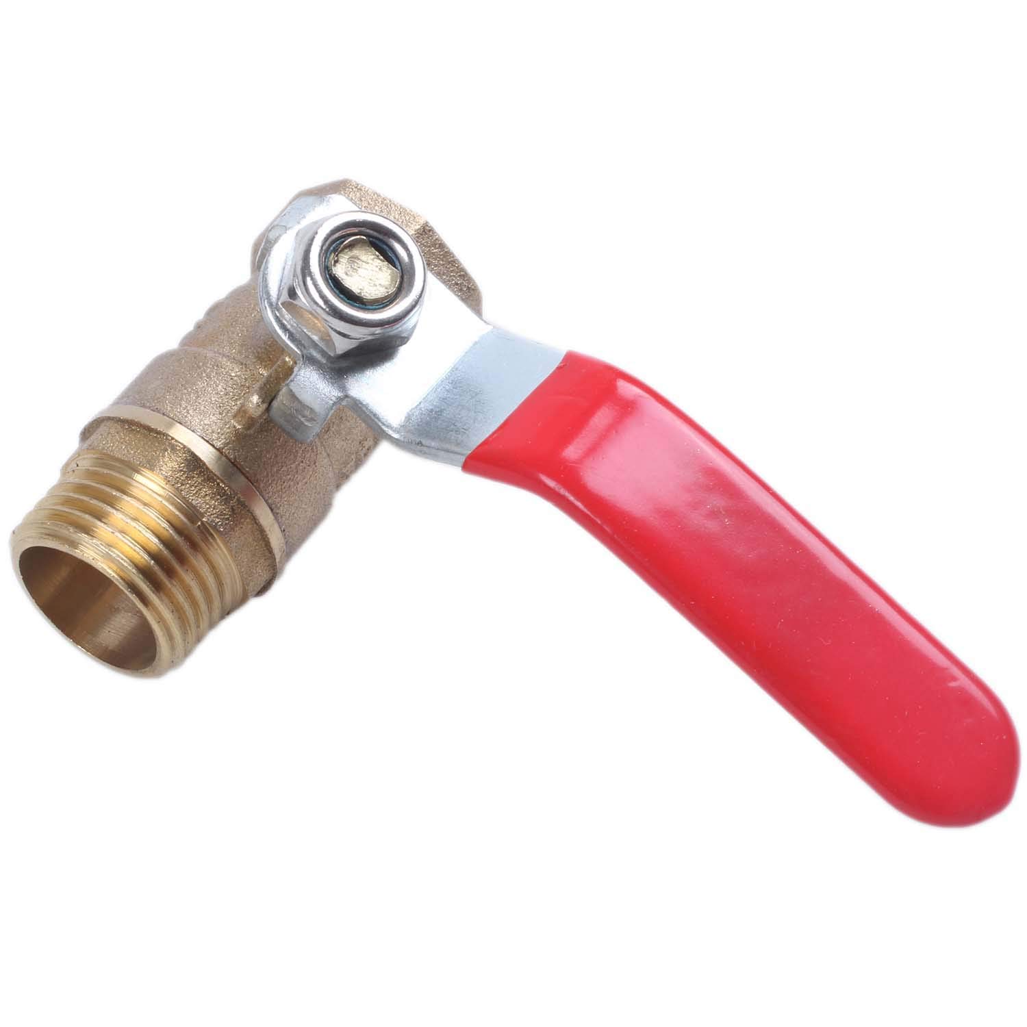 Robinet à boisseau sphérique en laiton 1/2" filetage mâle femelle M/F 3 voies