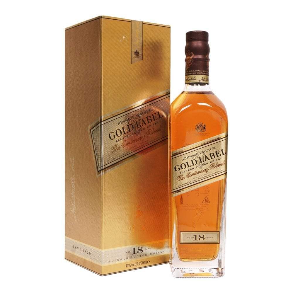 Johnnie Walker gold label scotch whisky 18 year old
