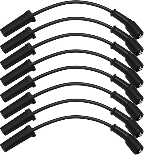Miniatura 8 de Wilaly Juego de 8 bujías de iridio 41-110 y cable 9748UU para Chevrolet GMC 4.8L 5.3L 6.0L V8