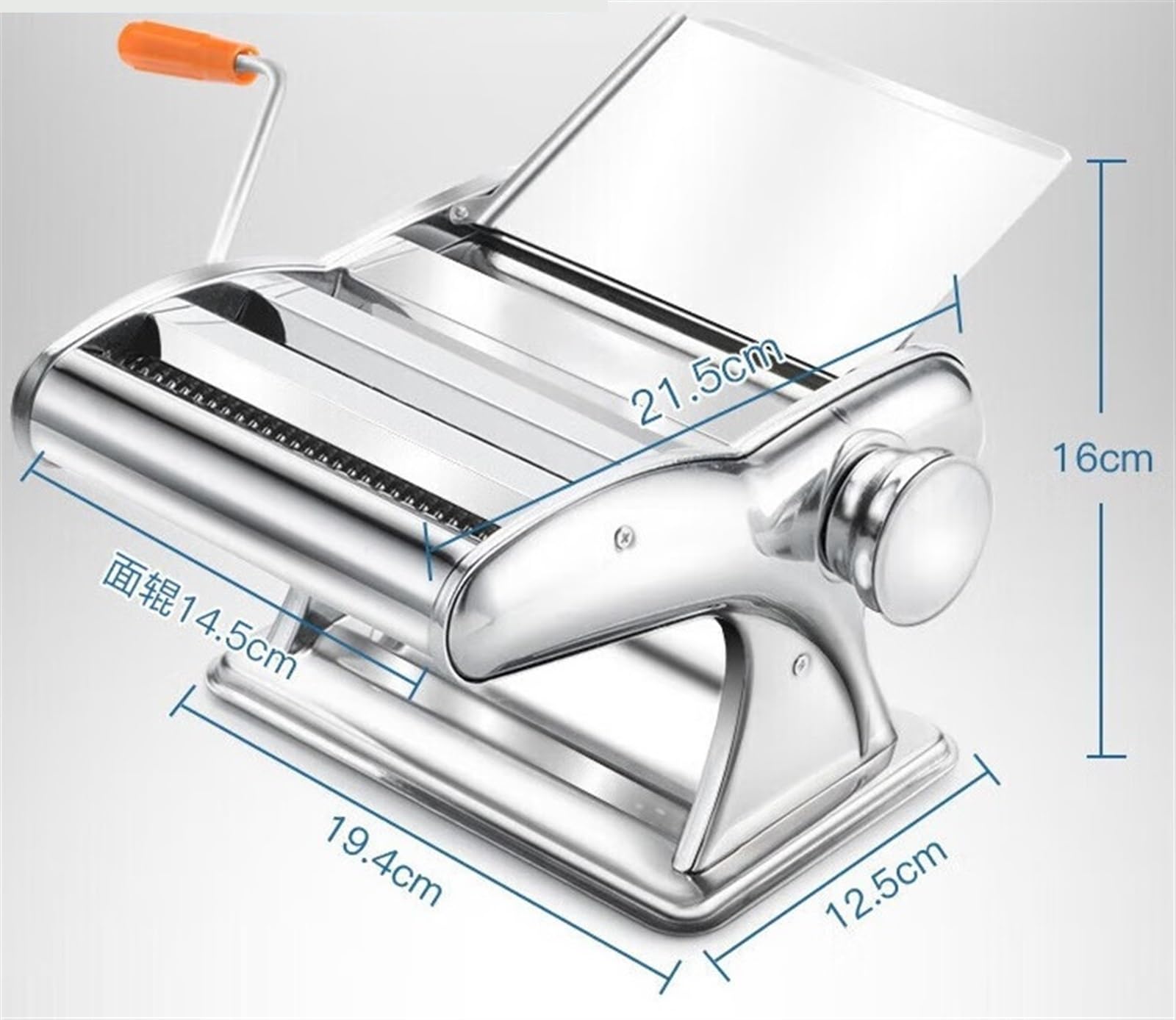 Clásica Maquina Pasta Fresca Máquina Manual Para Hacer Pasta, Para De Acero Inoxidable, Fabricante Fideos Para Espaguetis Y Lasaña Casera Rápida Eficiente