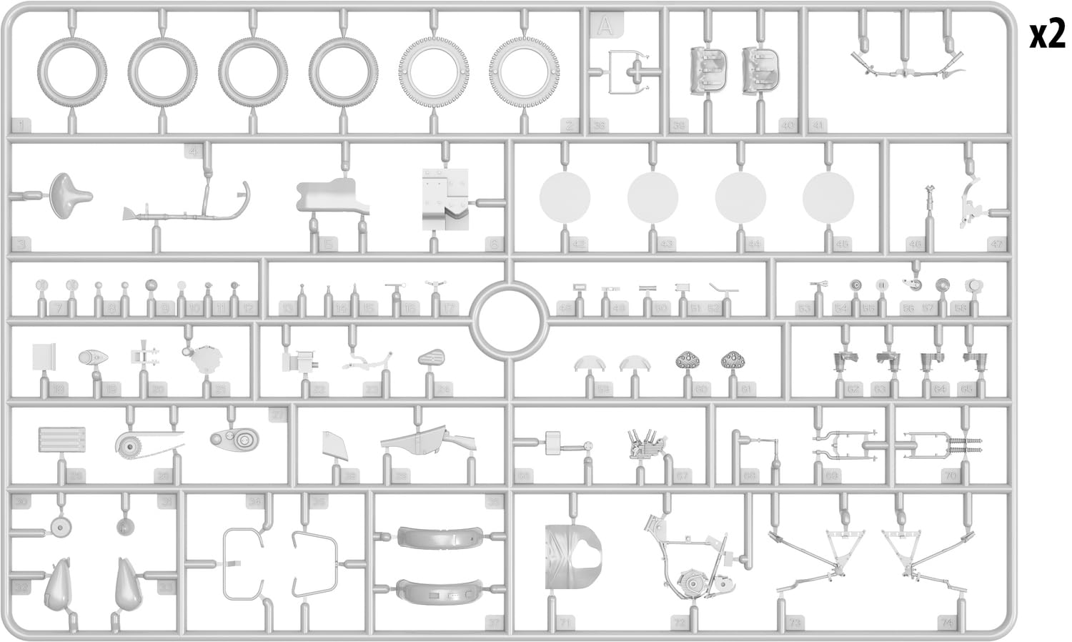 MiniArt 35422 1:35 U.S. Soldados con motocicletas WLA – Reproducción fiel a modelo, kit de construcción de plástico, manualidades, aficiones, pegar, maqueta, montaje, sin barnizar