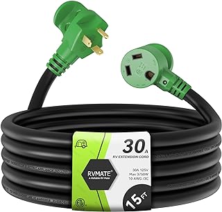 RVMATE 30 Amp 15 Feet RV Power Extension Cord