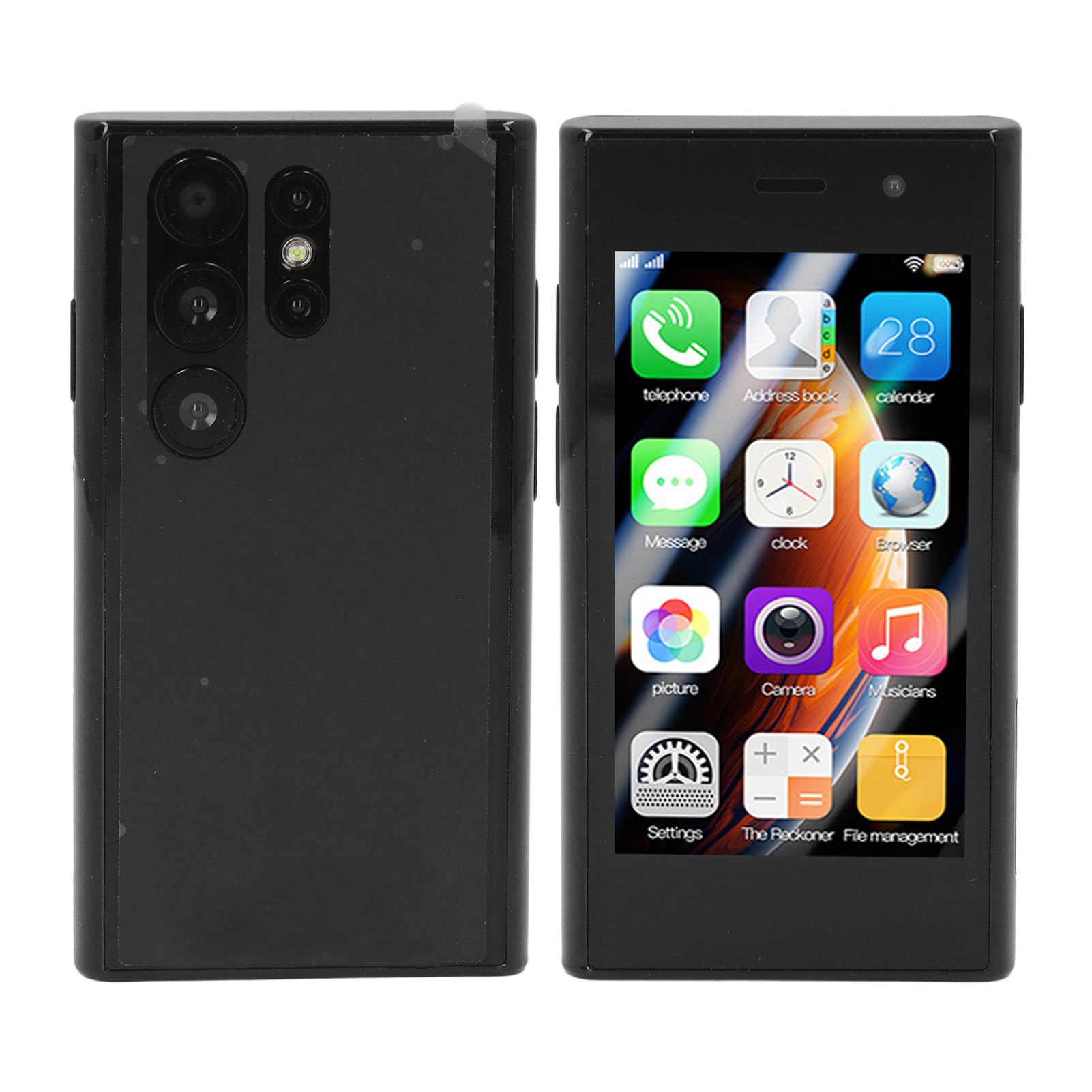 Tangxi Smartphone Sbloccato 4G, Mini Telefono Cellulare per Android 9.0, Miglior Telefono di Backup, Touchscreen da 3,0 Pollici, Doppia SIM, 2 GB di RAM 16 GB di ROM, Doppia Fotocamera