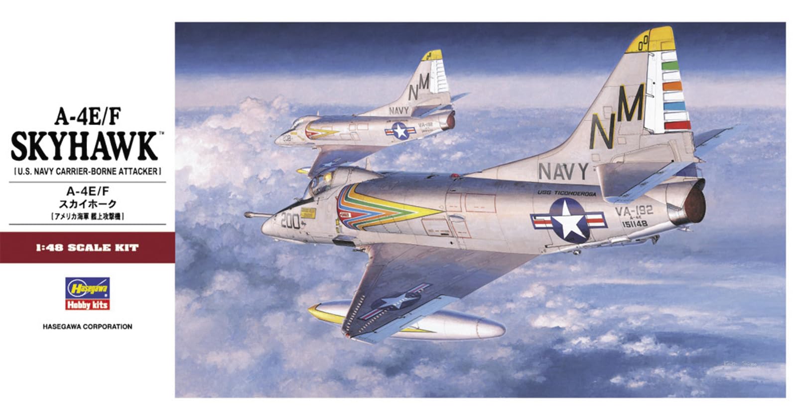 Amazon.com: Hasegawa HAPT21 1:48 A-4E-F Skyhawk Model Kit, Multi