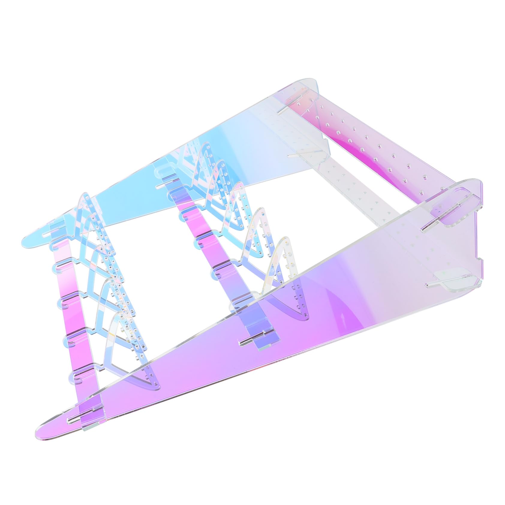 Cabilock 1Set Acrylic Jewelry Display Hanging Organizer for Earrings Necklaces Bracelets Rings Desktop Jewelry Holder Women Elegant Design