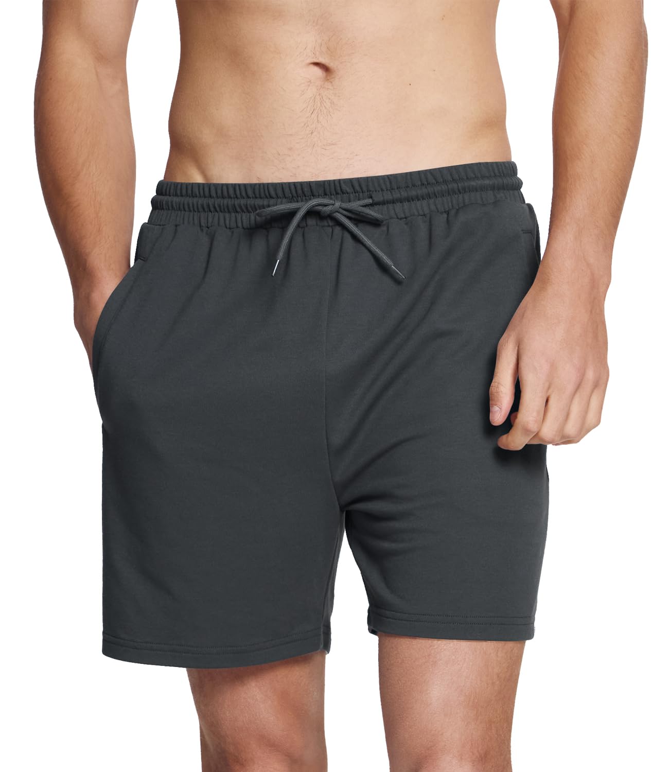 BAMBOO COOL Men's Athletic Shorts Dry Loose-Fit Running Workout Gym Shorts Breathable Lightweight Activewear with Pockets