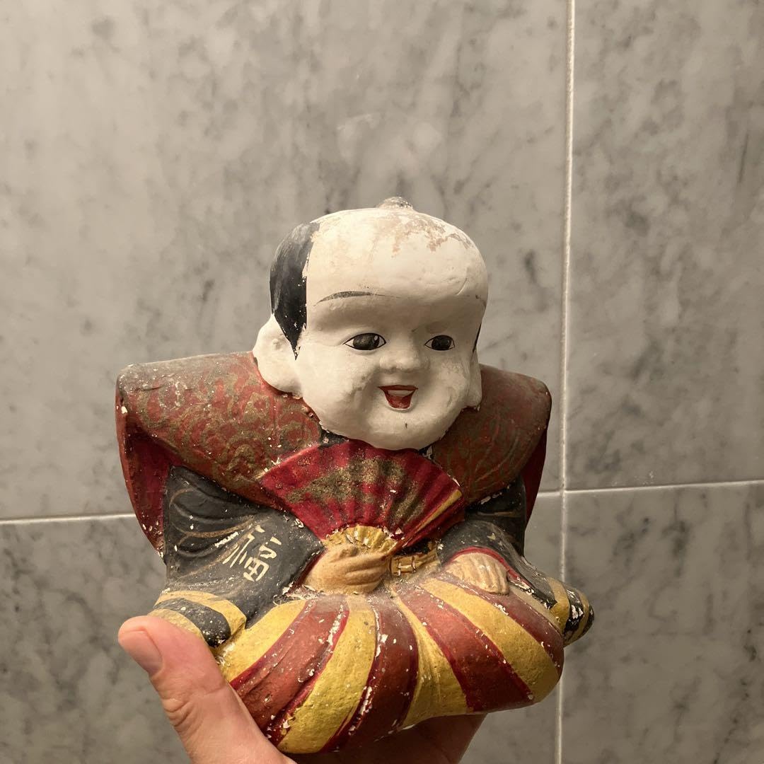 Amazon.co.jp: アンティーク約100年前瞳やおでこ、笑顔が美しく着物が