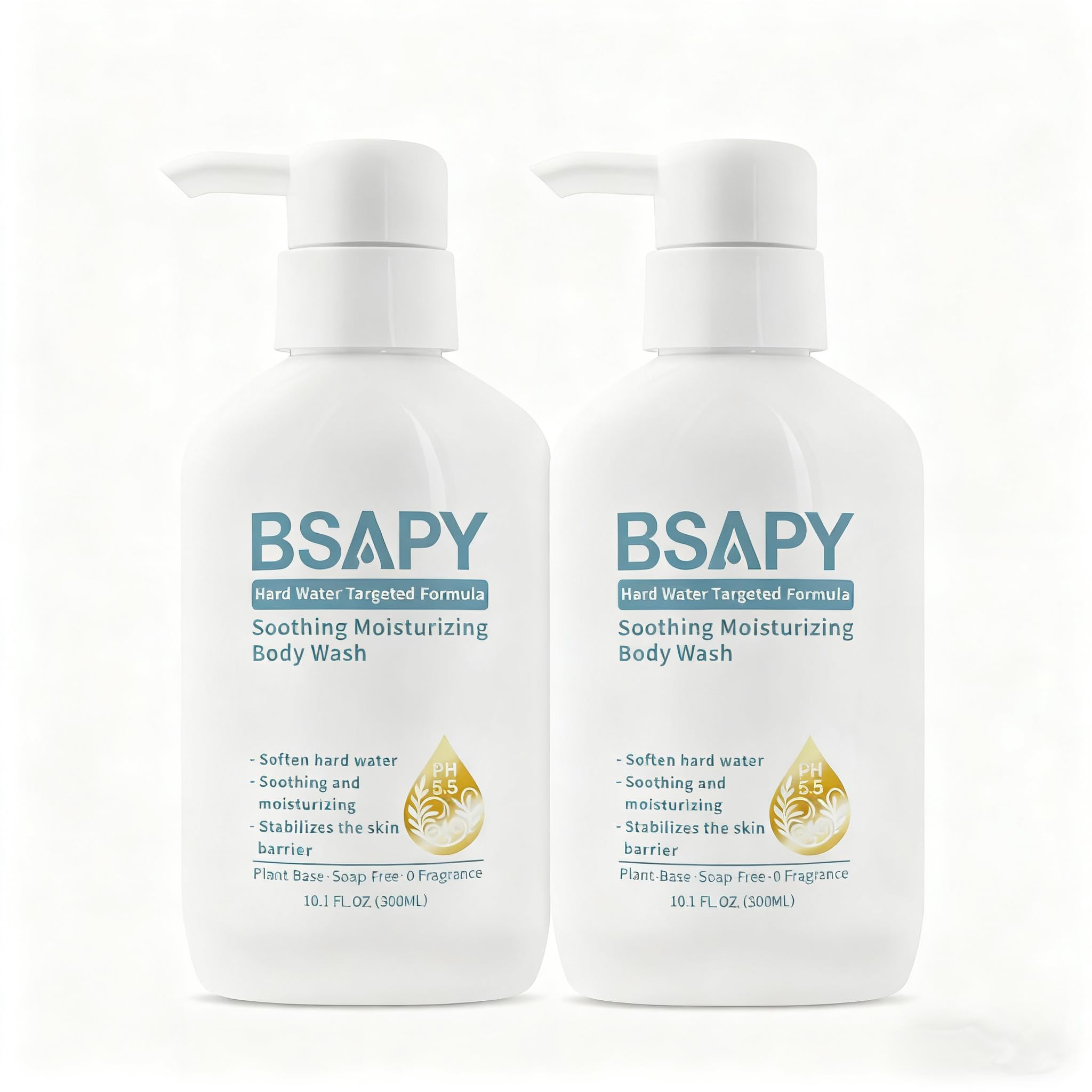 Ph Balanced Hydrating Barrier-Repair Formula Body Wash with Niacinamide Amino Acids Aloe Chamomile Gentle Foaming Salicylic Cleanser for