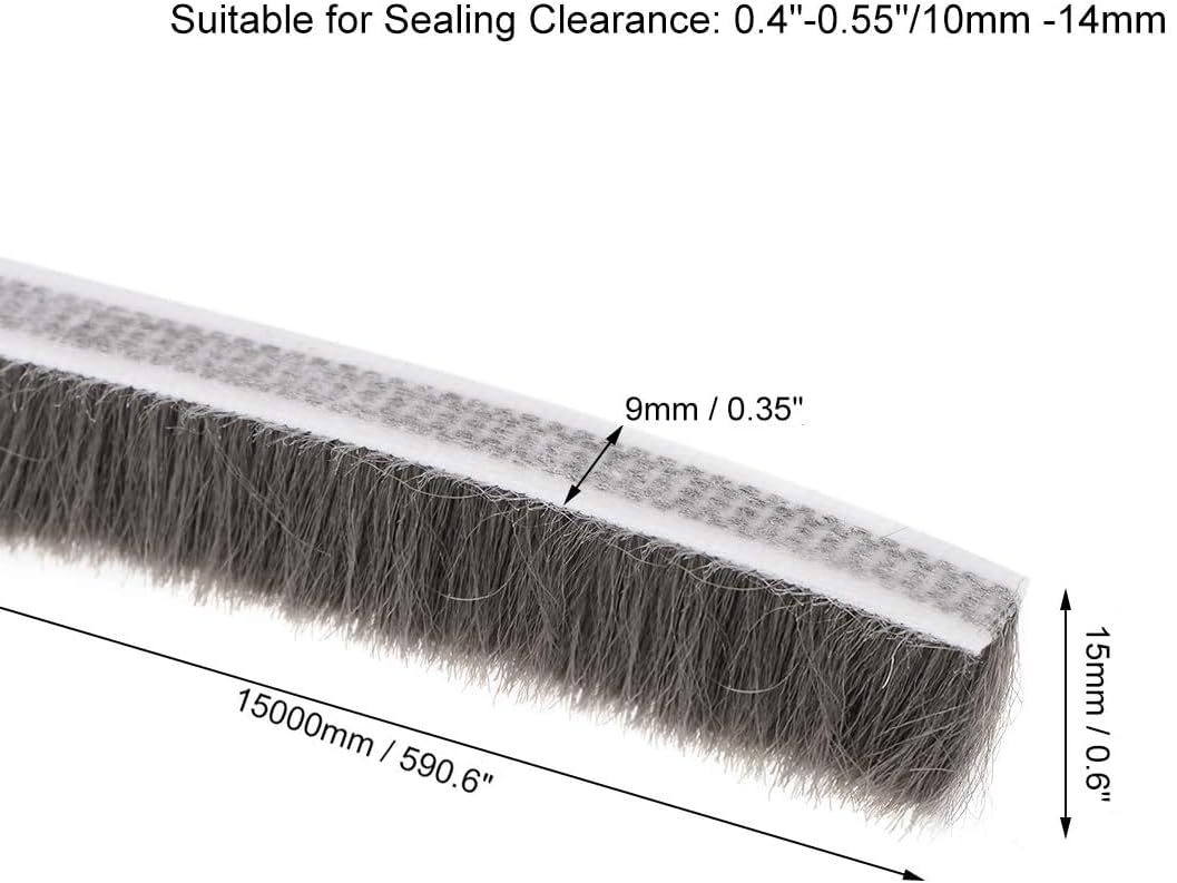 MACHSWON Brush Weather Stripping, 15M / 49.21Ft - Image 2