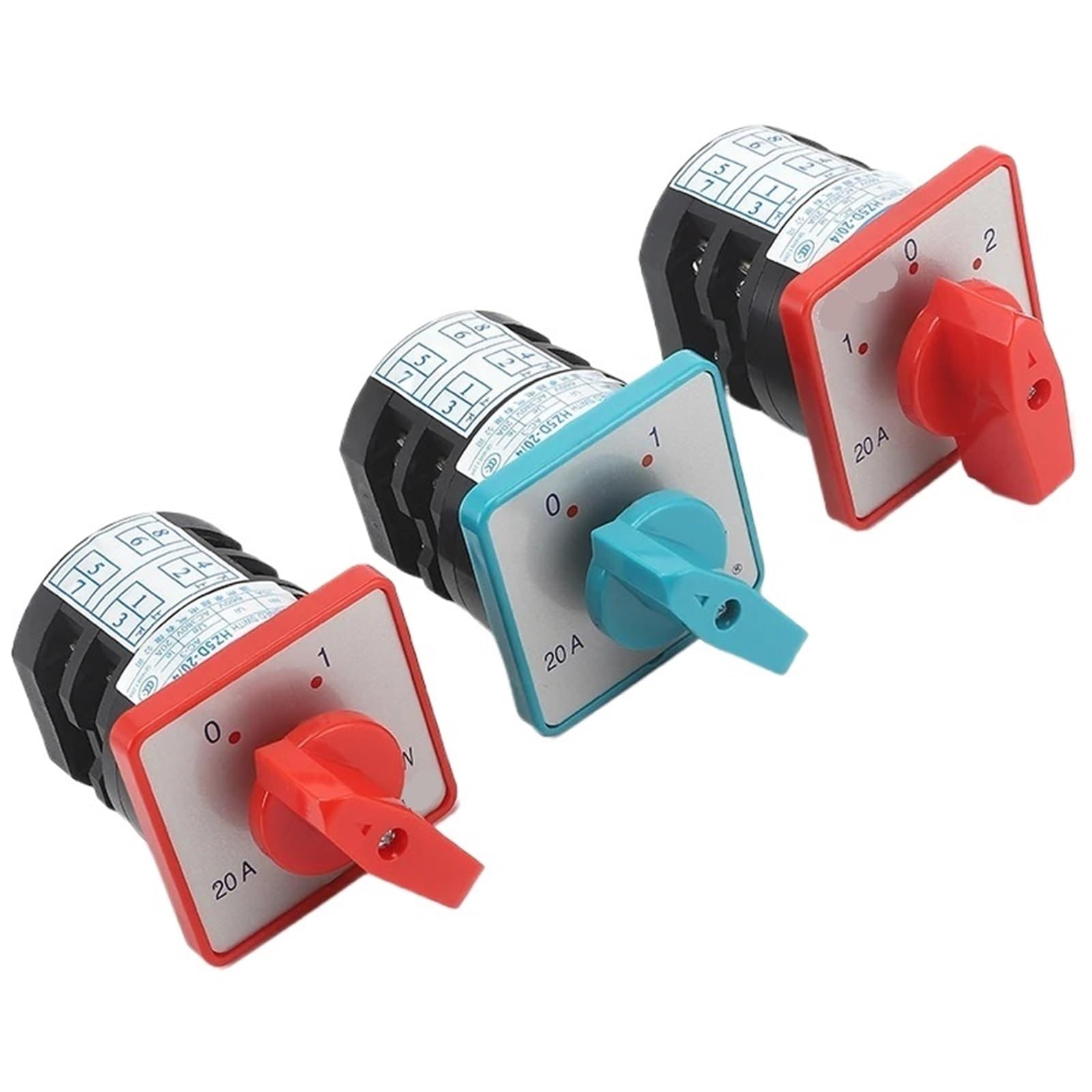 Commutateur de transfert à came HZ5D-20/4 pour changer de source électrique - 7