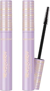 2PCS Black Mascara Waterproof Lengthening Cur...