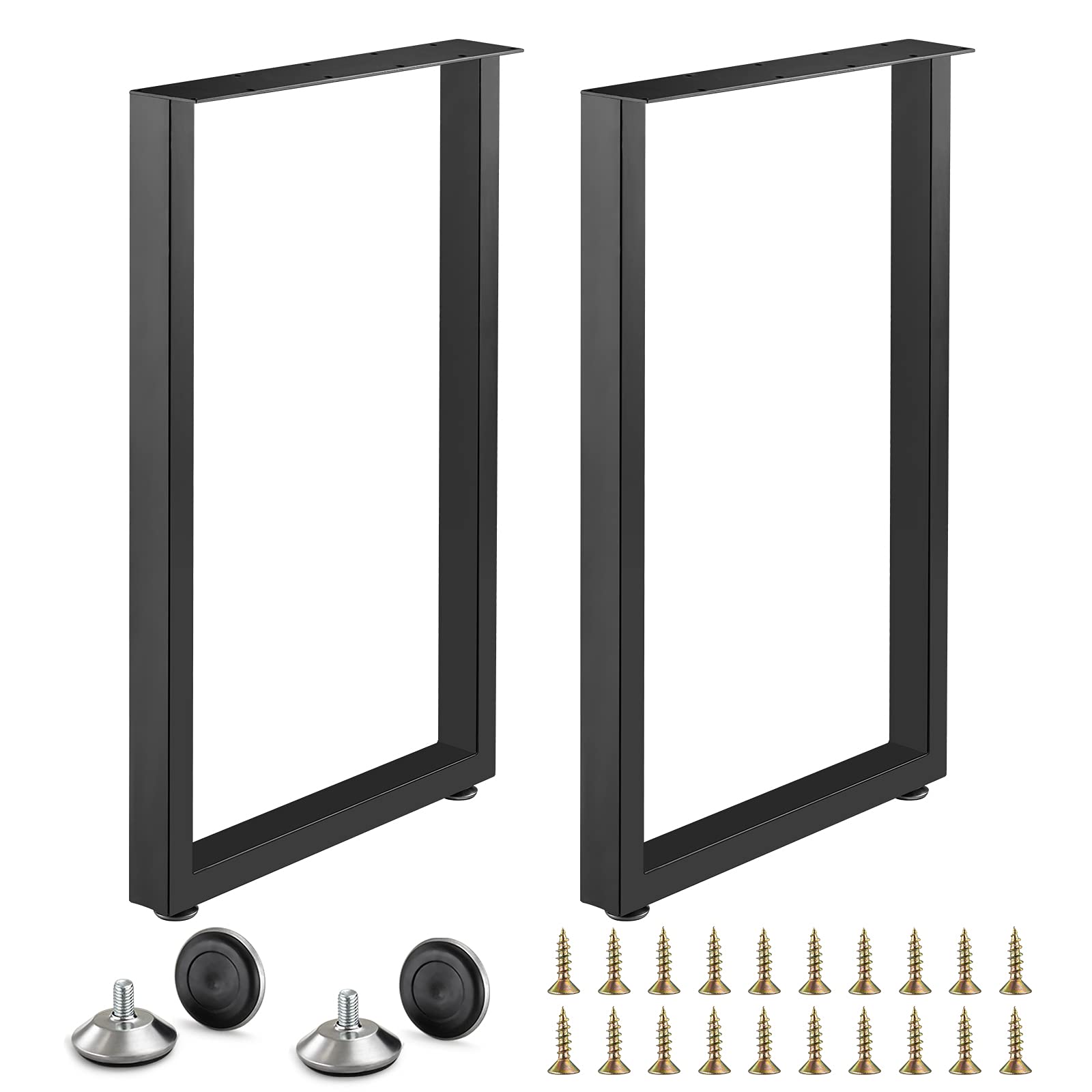 Buy Lomoky Metal Table Legs Industrial Desk Legs Heavy Duty Black