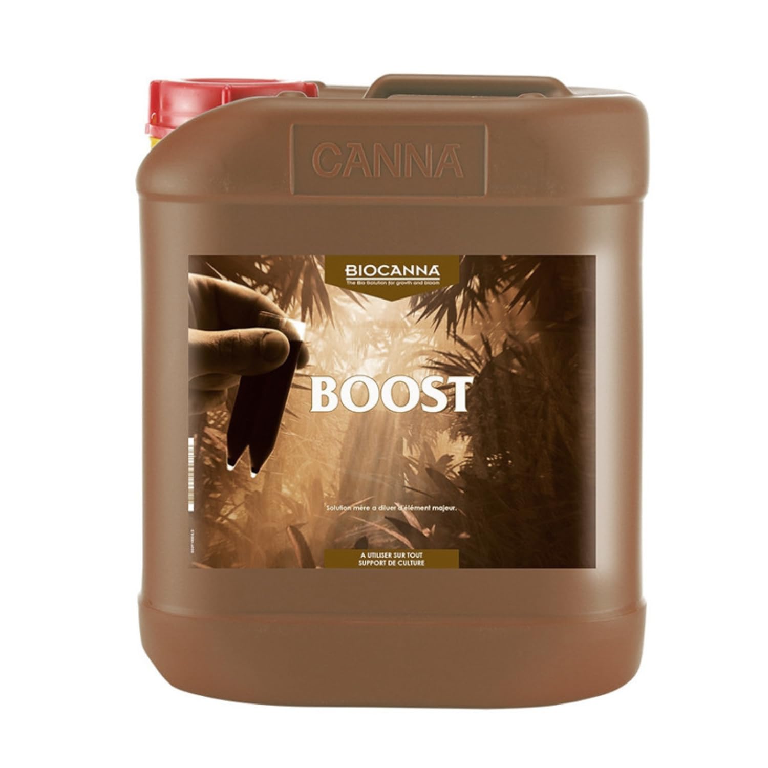 GROWMANIA Fertilizante Bio Boost de Bio Canna5 L | Bio Estimulador de Cultivos y Plantas | Abono Floración Plantas Fuertes y Robustas