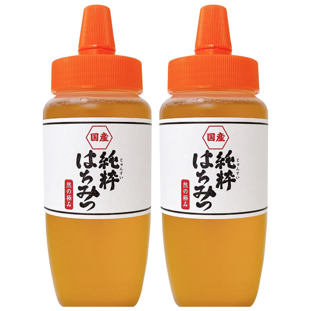 Amazon | はちみつ 専門店 かの蜂 然の極み 国産百花蜂蜜 500g × 2本