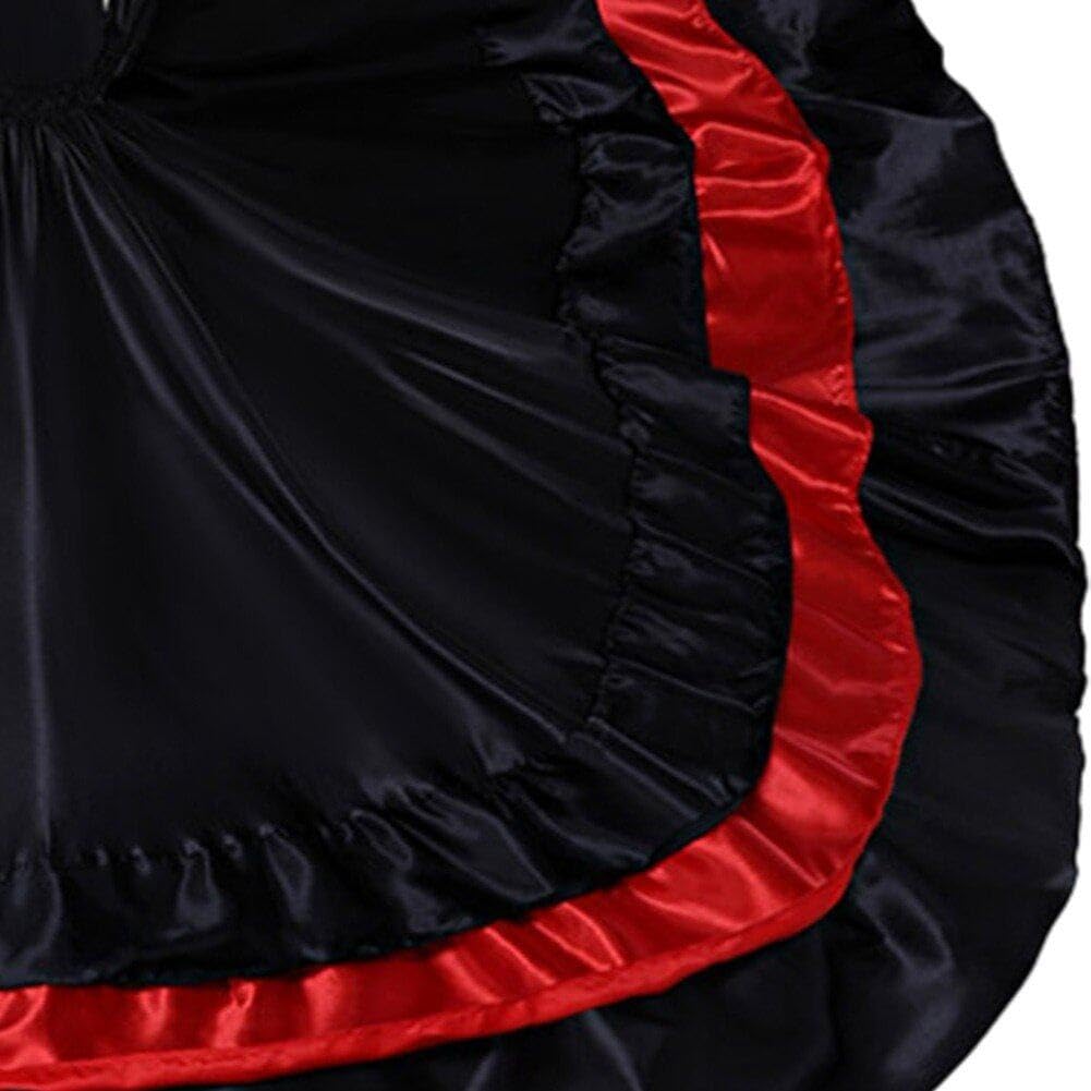 Gonna Da Performance Di Danza Spagnola Da Donna Gonna a Cerchio Intero Di Danza Del Ventre Gonna Di Gruppo Di Apertura Di Danza Flamenca Gonna Da Ballo Gonna Da Ballo Grande Per Pratica Di Sala Da