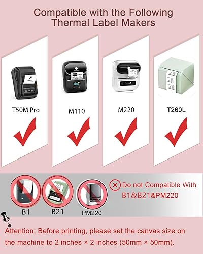 Miniatura 3 de Joatuxul Etiquetas adhesivas térmicas circulares de 2 pulgadas autoadhesivas de 2 x 2 pulgadas etiquetas térmicas directas redondas etiquetas de