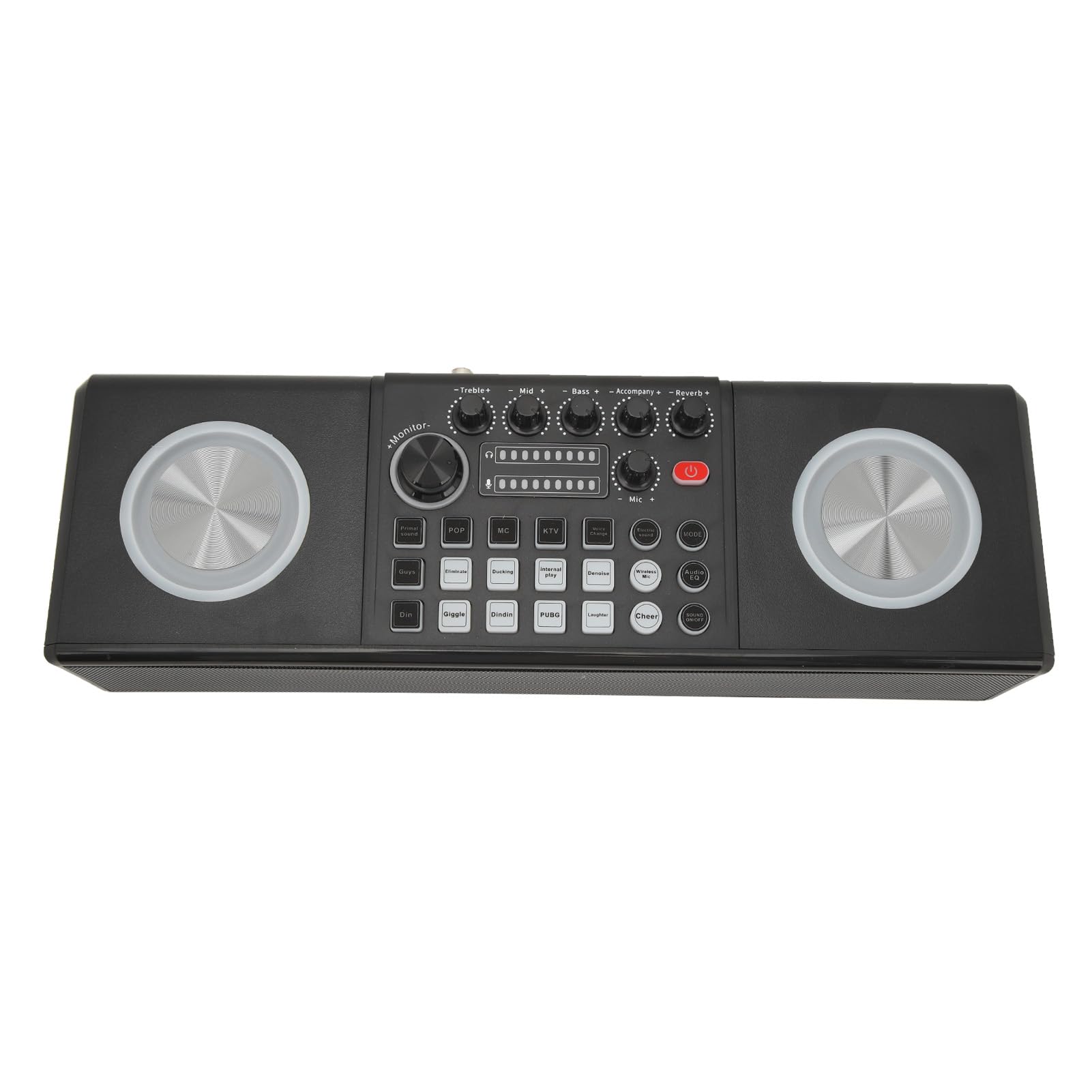 Macchina per Karaoke Microfoni Portatili Bluetooth Doppi Esperienza Sonora Coinvolgente per Feste in Casa, Matrimoni, Campeggi