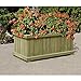 Produktbild Gartenpirat Pflanzkasten Blumenkasten mit Rahmen aus Holz rechteckig 80 x 40 x 34 cm