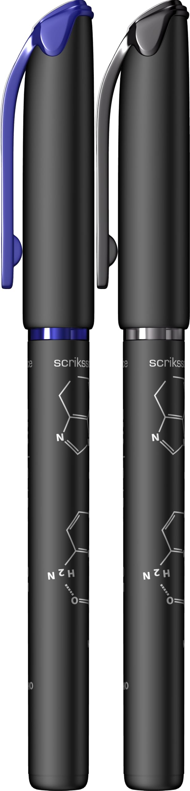 SCRIKSS OFFICE DNAl 0.7 Mm Jel Kalem Mavi & Siyah 2'Li Blister, 0.7 mm