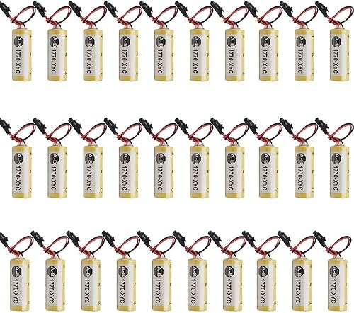 BALOLO - Batería de litio PLC 1770-XYC 3V 1800mAh para Allen Bradley PLC 1770-XYC/A 1770-XYB Cell no recargable
