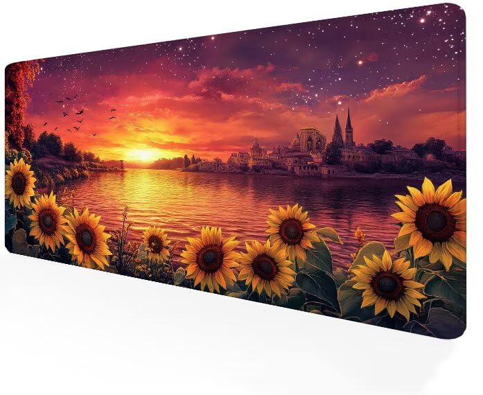 Tapis de Souris Gamer XXL Grand Format Évite les Douleurs de Poignet sous Main Confortable G1-976