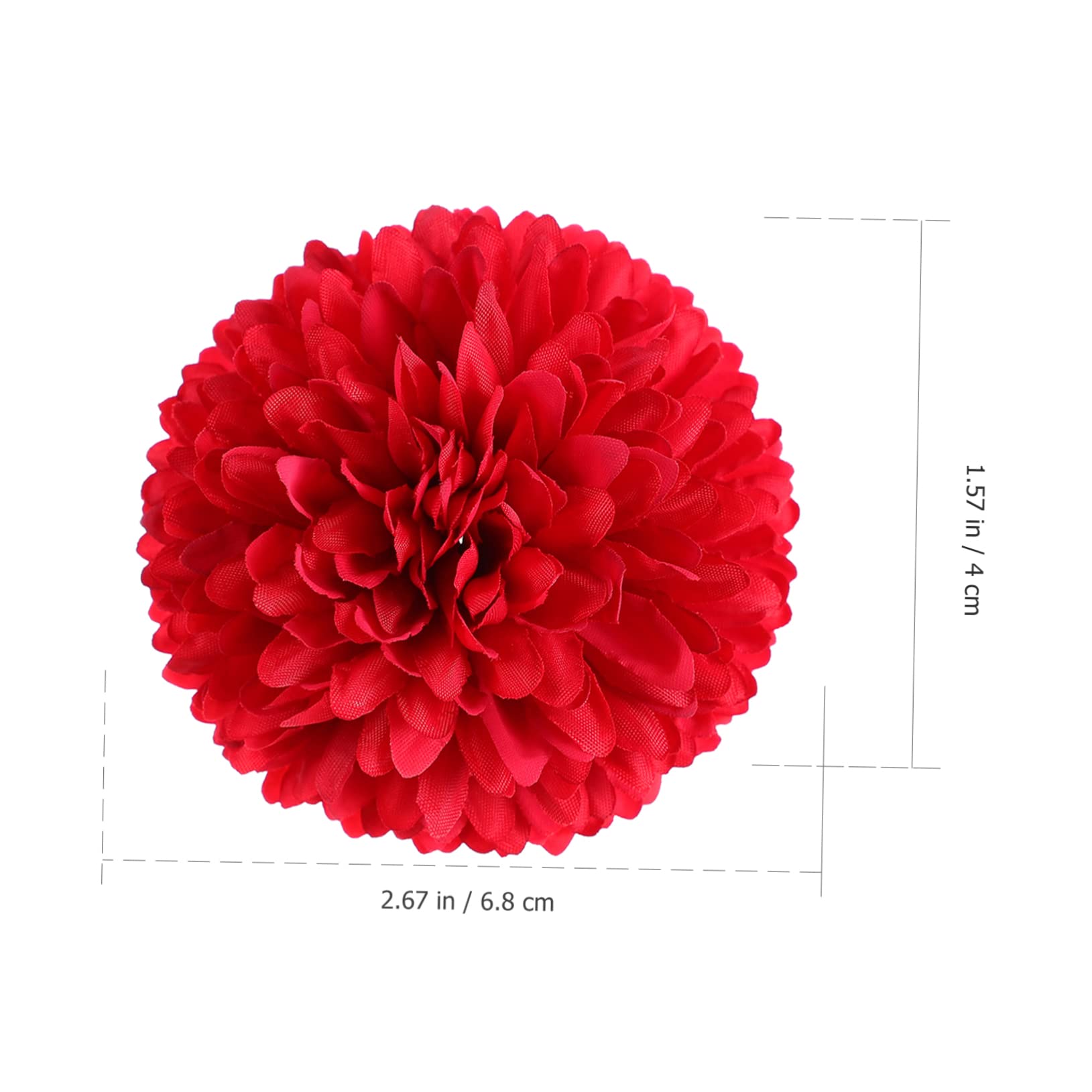 Cabilock 2 Sets Blumenarrangement-Ornamente Künstliche Blumen Blumenstrauß Simulation Chrysanthemen Blumendekor Zubehör Für Hochzeitsfotografie Requisiten 50 Stück * 2