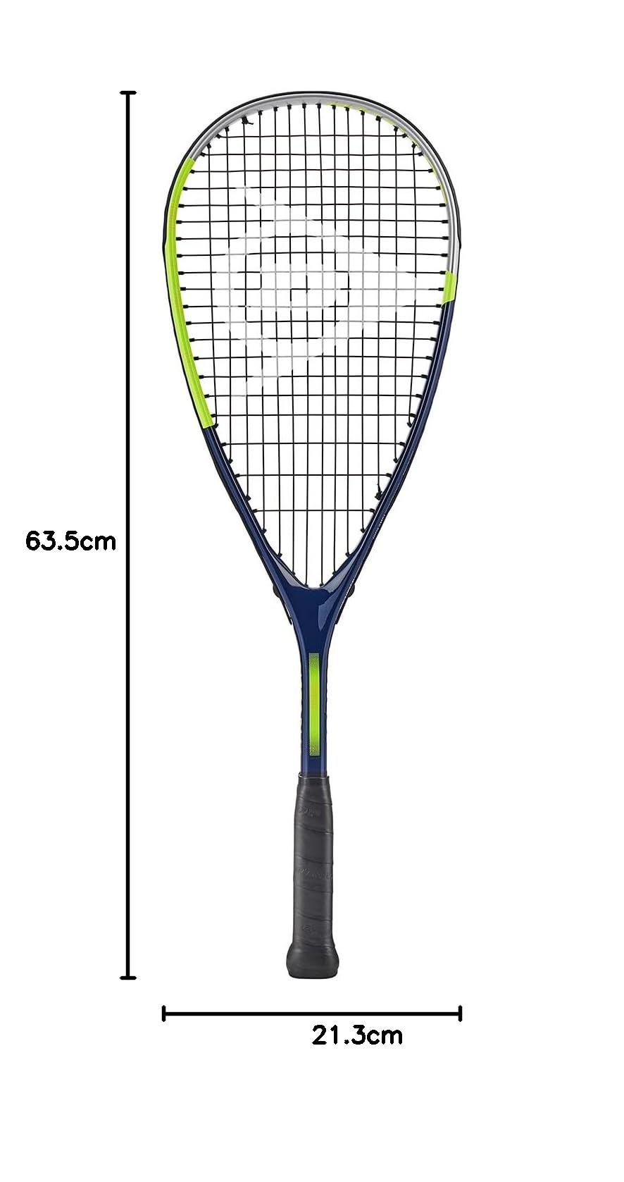 Dunlop Sports TRISTORM JR 25 Raquette de Squash Bleu foncé/Jaune/argenté